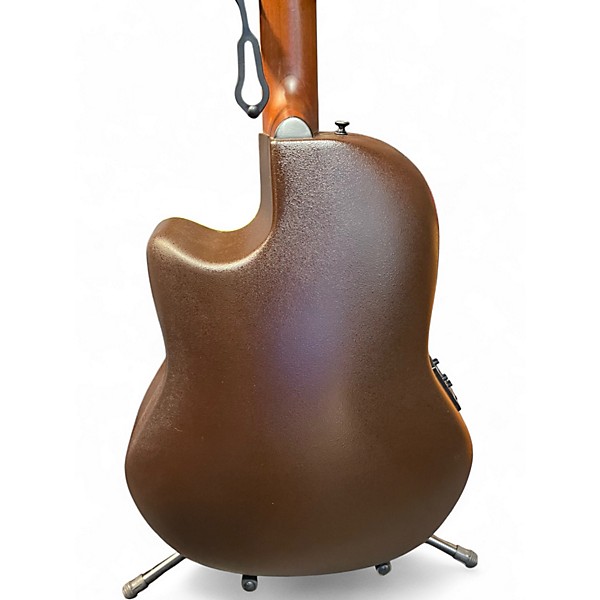 Used Ovation CC148 Celebrity Green Acoustic Electric Guitar