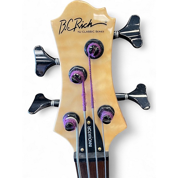Used B.C. Rich NJ Innovator Natural Electric Bass Guitar