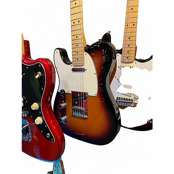 Used Fender Player Telecaster Left Handed 2 Color Sunburst Solid Body Electric Guitar