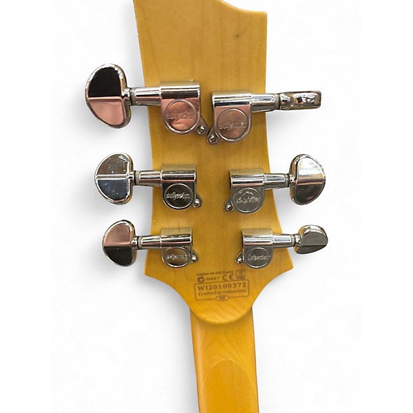 Used Schecter Guitar Research C6 PLUS BROWN Solid Body Electric Guitar