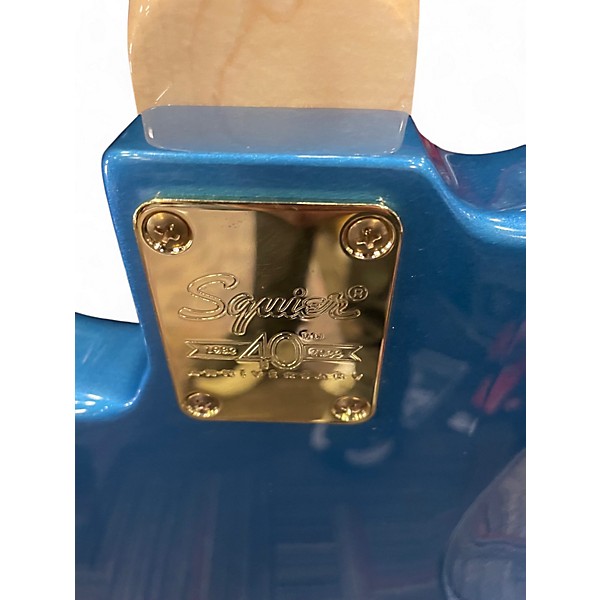 Used Squier Precision Bass 40TH ANNIVERSERY Blue Electric Bass Guitar