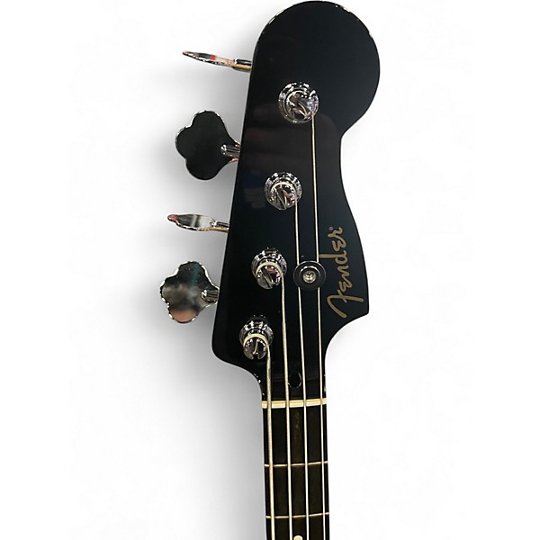 Used Fender Player Precision Bass black Ebony Electric Bass Guitar