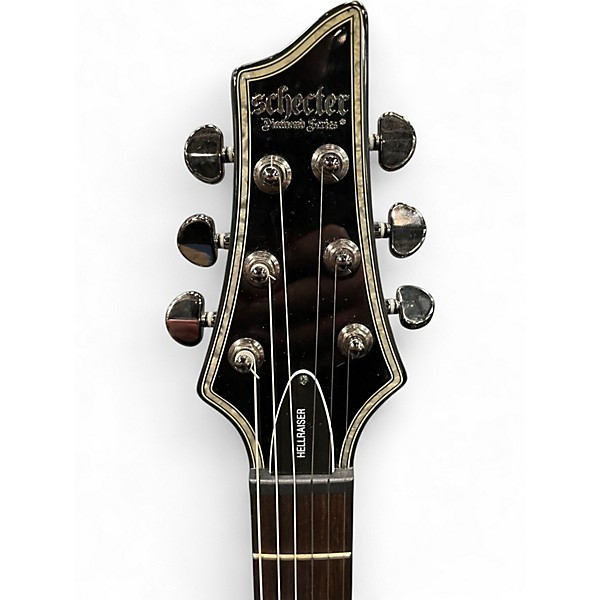 Used Schecter Guitar Research Hellraiser C1 BLACK Solid Body Electric Guitar