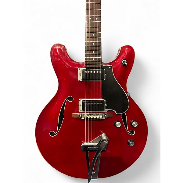 Used 1970s Yamaha SA30T Cherry Hollow Body Electric Guitar