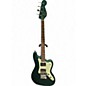 Used Squier Paranormal Rascal HH Sherwood Green Electric Bass Guitar thumbnail