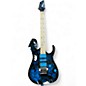 Used Ibanez JEM77P Steve Vai Signature Blue Floral Pattern Solid Body Electric Guitar