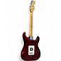 Used Fender Standard Stratocaster Left Handed Wine Red Electric Guitar