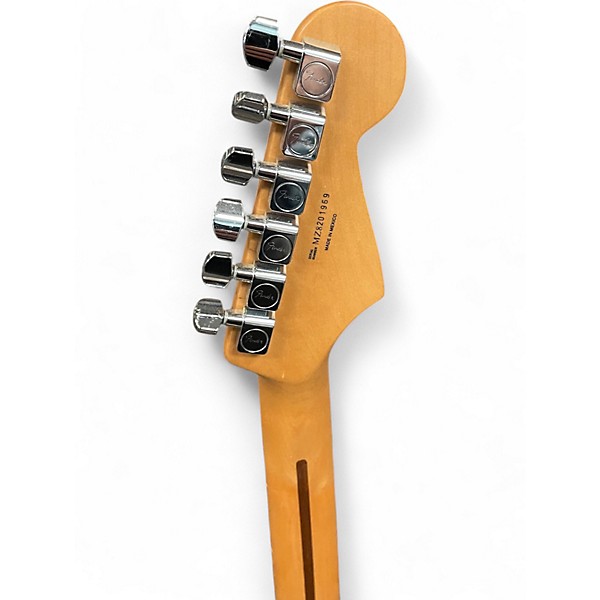 Used Fender Standard Stratocaster Left Handed Wine Red Electric Guitar