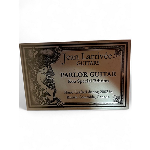 Used Larrivee Koa Special Edition Natural Acoustic Guitar