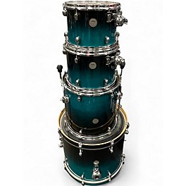 Used Mapex 4 Piece Meridian Berch Blue Burst Drum Kit