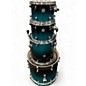 Used Mapex 4 Piece Meridian Berch Blue Burst Drum Kit thumbnail