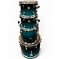 Used Mapex 4 Piece Meridian Berch Blue Burst Drum Kit