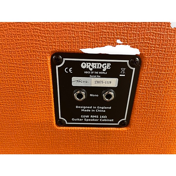 Used Orange Amplifiers PPC112 Guitar Cabinet
