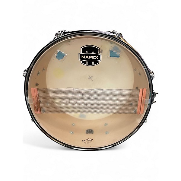 Used Mapex 14in Mars Birch Ivory Sparkle Drum