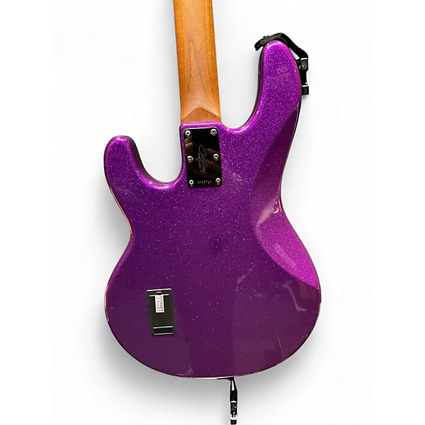 Used Sterling by Music Man Ray34 Purple Sparkle Electric Bass Guitar
