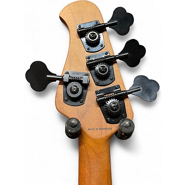 Used Sterling by Music Man Ray34 Purple Sparkle Electric Bass Guitar