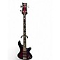 Used Schecter Guitar Research Stiletto Extreme 4 String Black Cherry Electric Bass Guitar thumbnail