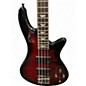 Used Schecter Guitar Research Stiletto Extreme 4 String Black Cherry Electric Bass Guitar