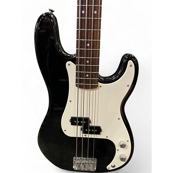 Used Squier Affinity Precision Bass Black Electric Bass Guitar