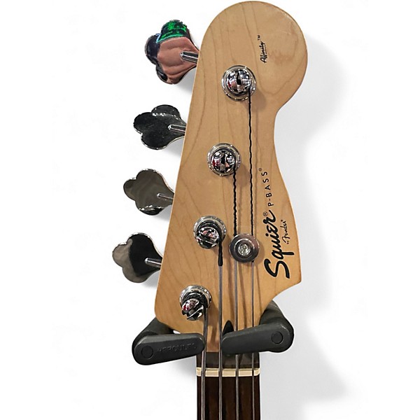 Used Squier Affinity Precision Bass Black Electric Bass Guitar