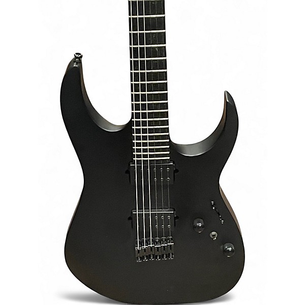 Used Ibanez RG Iron Label matte black Solid Body Electric Guitar