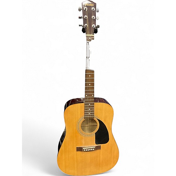 Used Fender FA100 Natural Acoustic Guitar