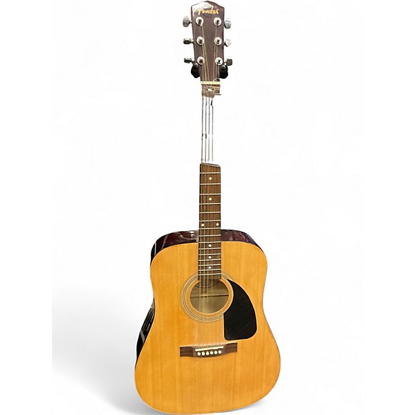 Used Fender FA100 Natural Acoustic Guitar