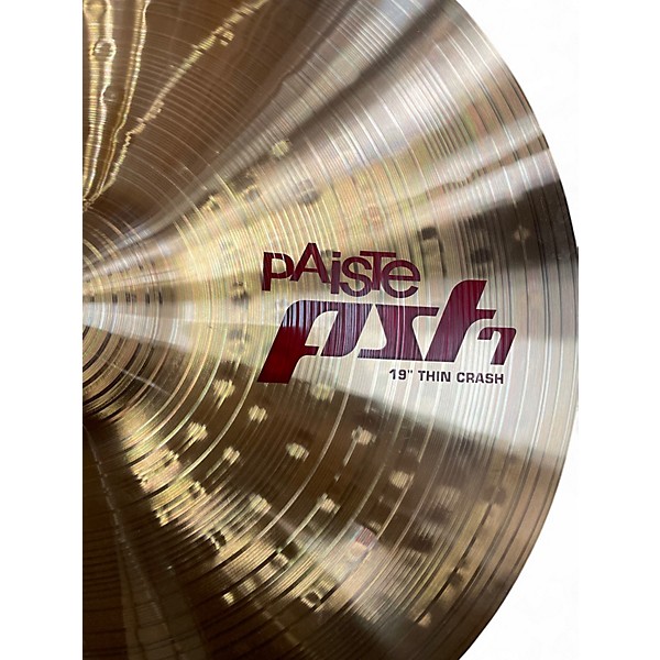Used Paiste 19in PST 7 THIN CRASH Cymbal
