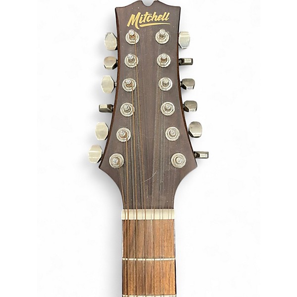 Used Mitchell T331-TCE-BST Edge Burst 12 String Acoustic Electric Guitar