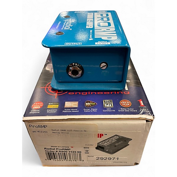 Used Radial Engineering Pro RMP Passive ReAmping Audio Converter