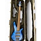 Used Yamaha RBX775 5 String Blue Electric Bass Guitar