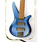 Used Yamaha RBX775 5 String Blue Electric Bass Guitar