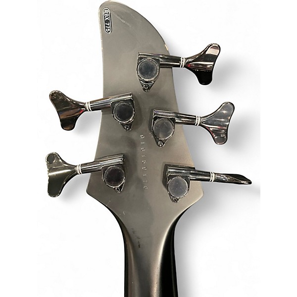 Used Yamaha RBX775 5 String Blue Electric Bass Guitar