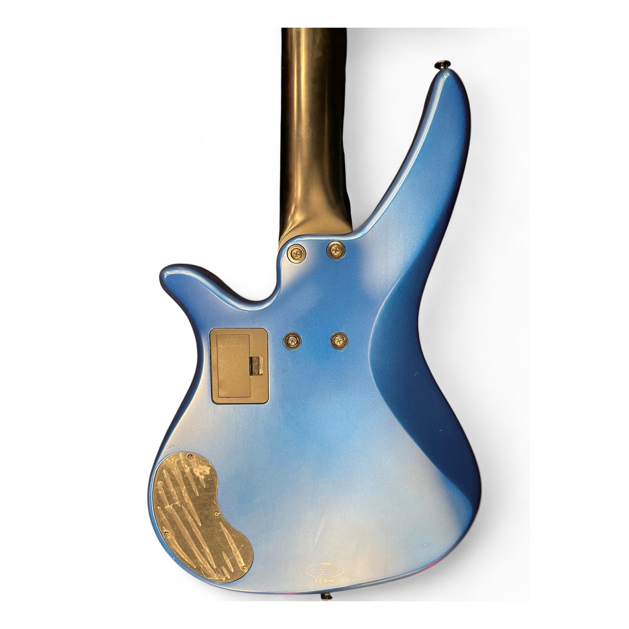 Used Yamaha RBX775 5 String Blue Electric Bass Guitar Blue