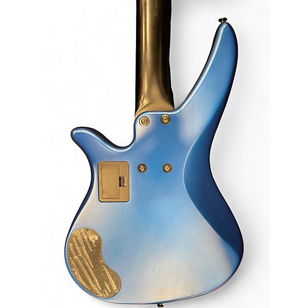 Used Yamaha RBX775 5 String Blue Electric Bass Guitar