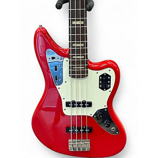 Used Fender JAB J-Craft Jaguar Bass MIJ Hot Rod Red Electric Bass Guitar
