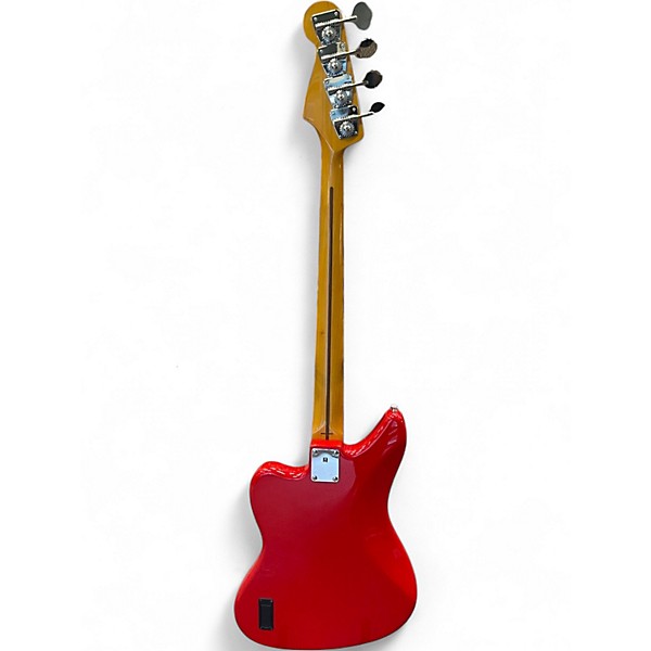 Used Fender JAB J-Craft Jaguar Bass MIJ Hot Rod Red Electric Bass Guitar