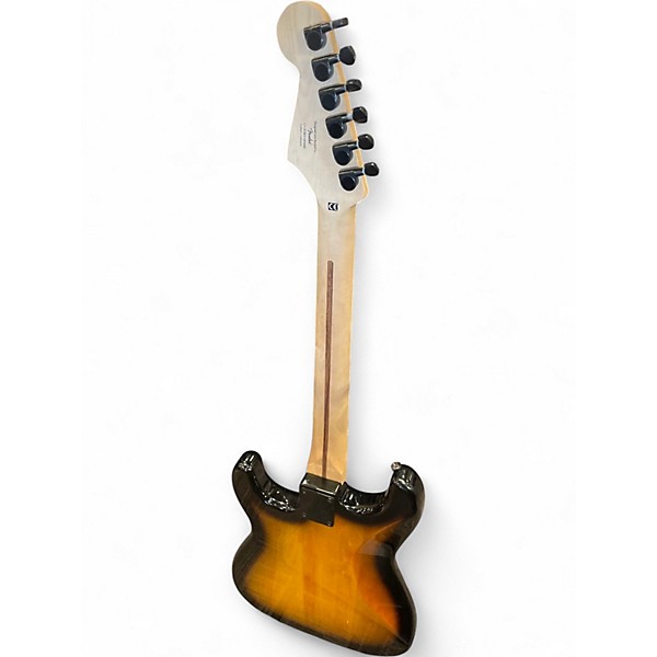 Used Squier Bullet Stratocaster HSS 2 Tone Sunburst Solid Body Electric Guitar