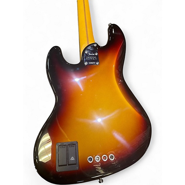 Used Fender ultra 2 jazz bass ultra burst Electric Bass Guitar