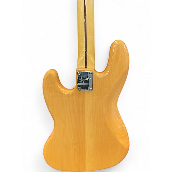 Used Squier Vintage Modified Jazz Bass Natural Electric Bass Guitar