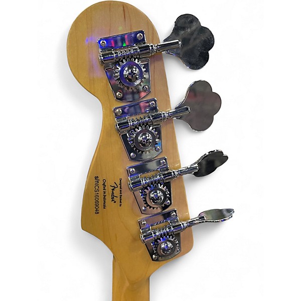 Used Squier Vintage Modified Jazz Bass Natural Electric Bass Guitar