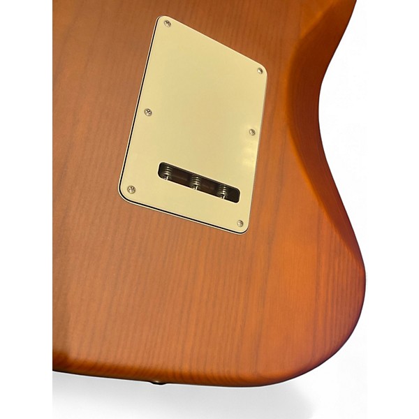 Used Fender Limited Edition American Performer Timber Stratocaster Brown Solid Body Electric Guitar