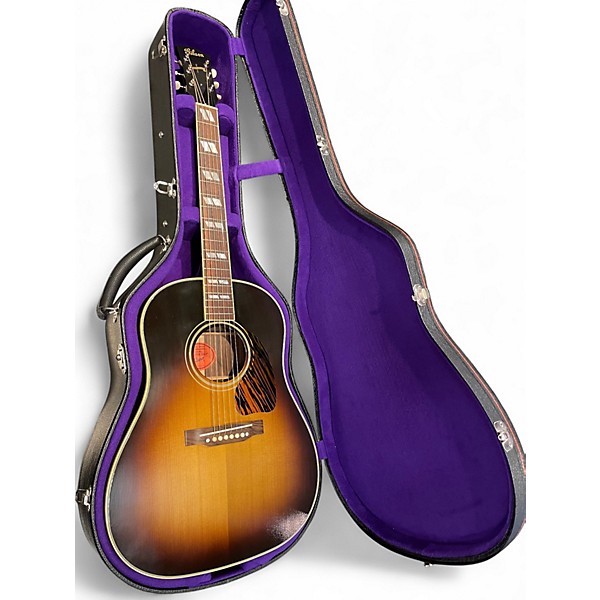 Used Gibson Custom 1942 Banner Southern Jumbo Vintage Sunburst Acoustic Guitar