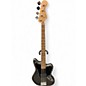Used Squier AFFINITY JAGUAR BASS Silver Electric Bass Guitar