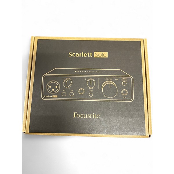Used Focusrite Scarlett Solo Gen 3 Audio Interface