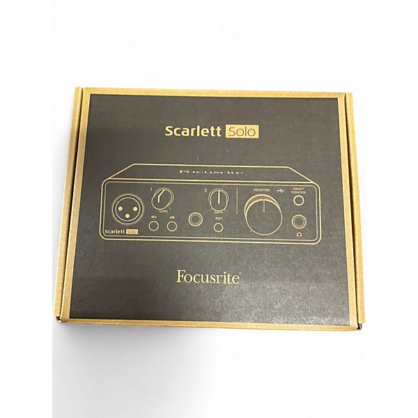 Used Focusrite Scarlett Solo Gen 3 Audio Interface