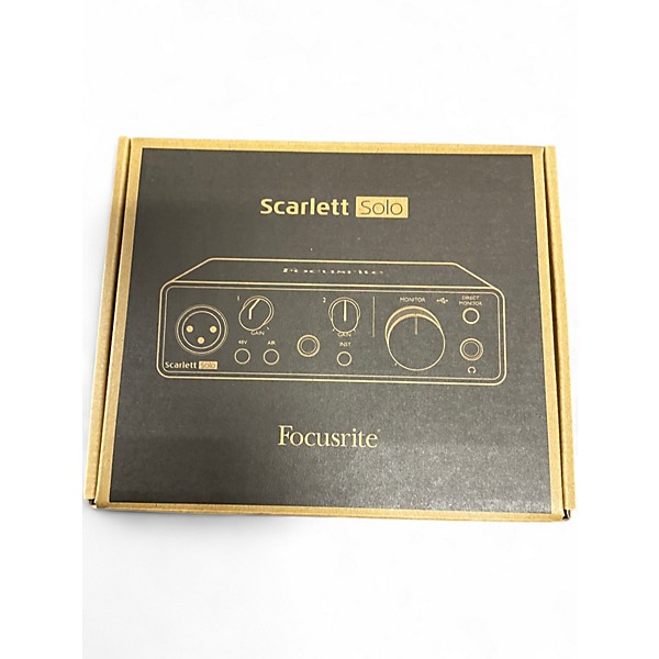 Used Focusrite Scarlett Solo Gen 3 Audio Interface