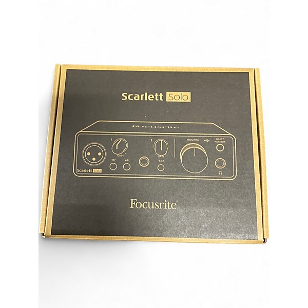 Used Focusrite Scarlett Solo Gen 3 Audio Interface