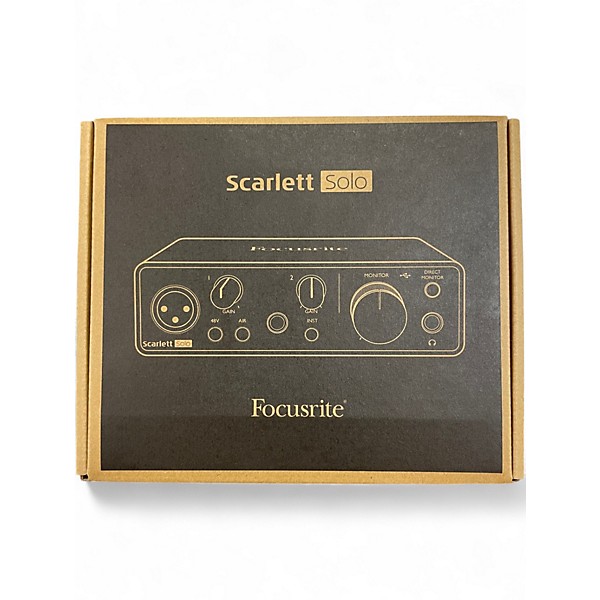 Used Focusrite Scarlett Solo Gen 3 Audio Interface