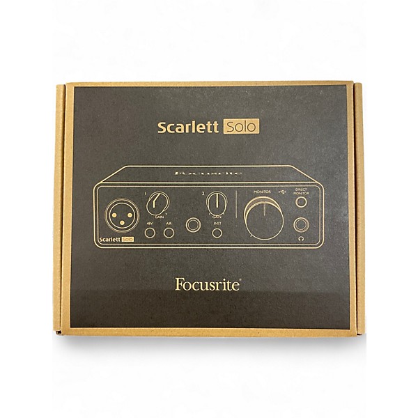 Used Focusrite Scarlett Solo Gen 3 Audio Interface